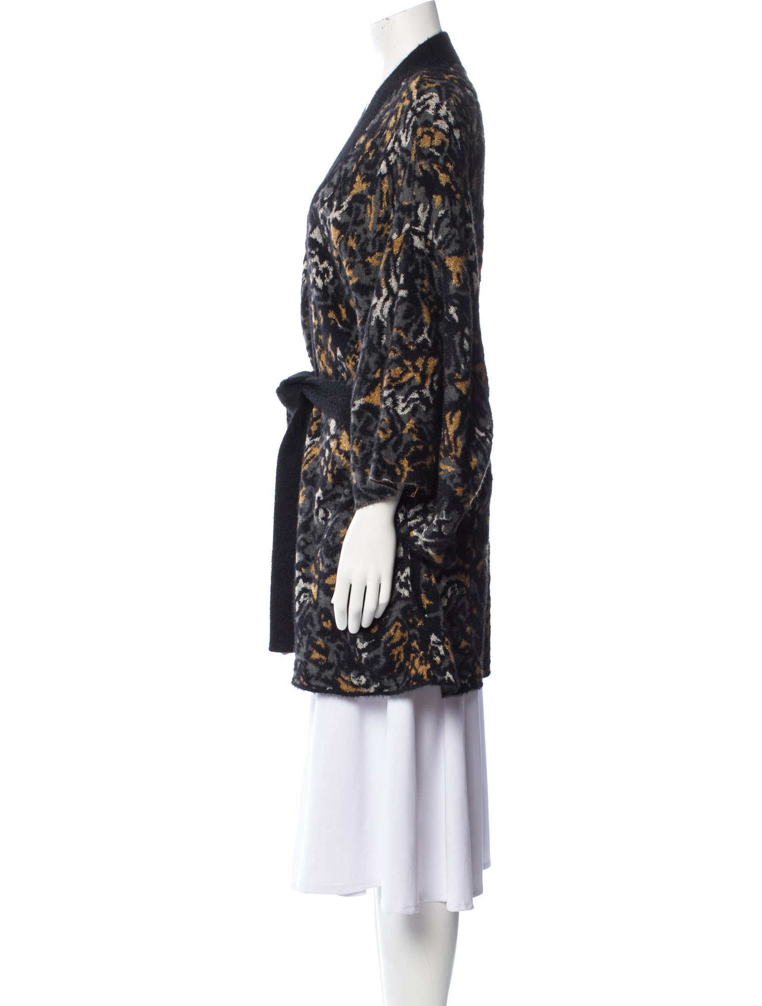 Saint Laurent Printed Robe